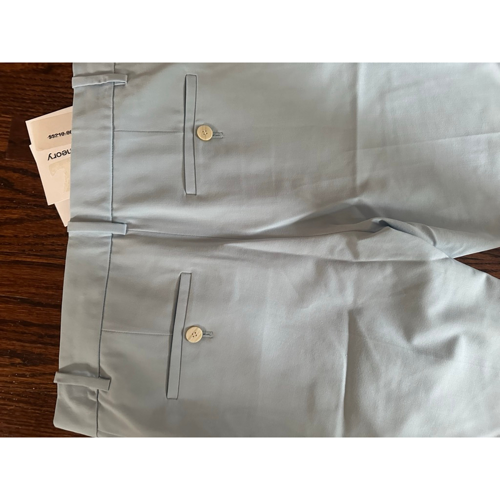 Women's Theory Sky Blue Classic Suit Trousers Size 2 NWT - Picture 6 of 9